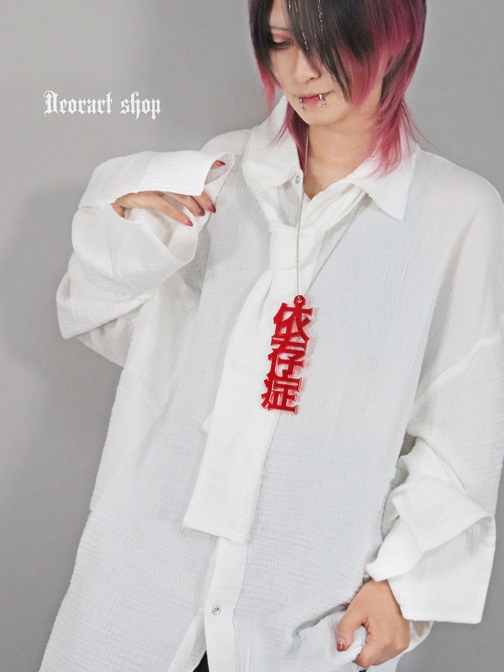 Deorart,ディオラート,病院風コーデ,ナースコーデ,ドクター,注射器,聴診器,プリント,医者,白衣,マッドサイエンティスト,コスプレ,ゴスロリ,通販,地雷系,ハロウィン,衣装,バンド,コンカフェ,V系,ヴィジュアル系,男,メンズ,レディース,ファッション,mad scientist,emo,fashion
