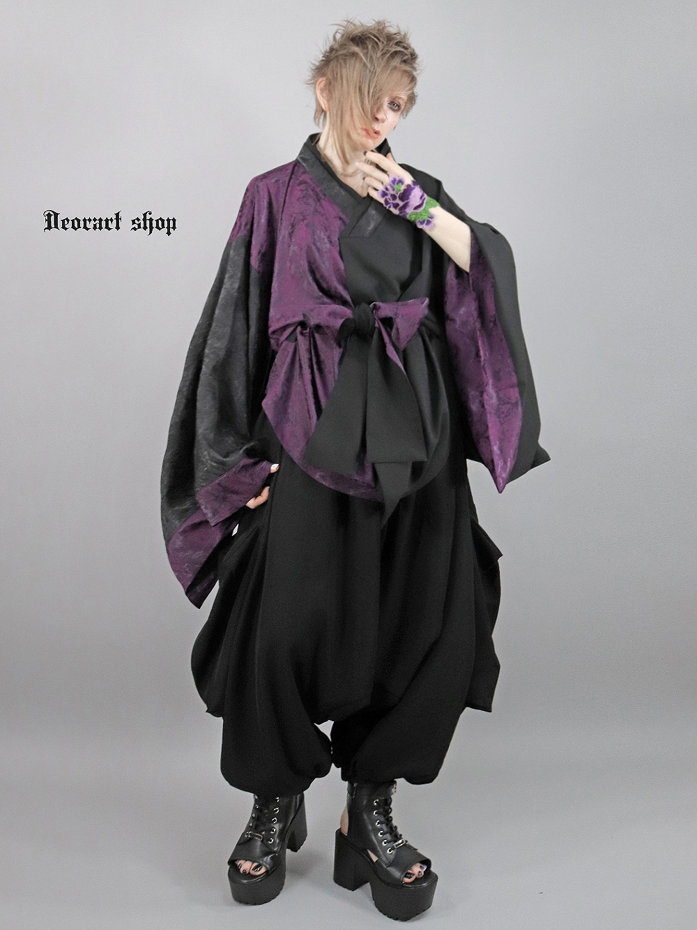 Deorart,ディオラート,和装,浴衣,YUKATA,袴,着物風,ファッション,和ゴス,浴衣,新中式,漢服,ヴィジュアル系,V系,闇落ち,呪術師,通販,普段使い,メンズ,レディス,Vkei,goth,kimono,japan,anime,,fashion