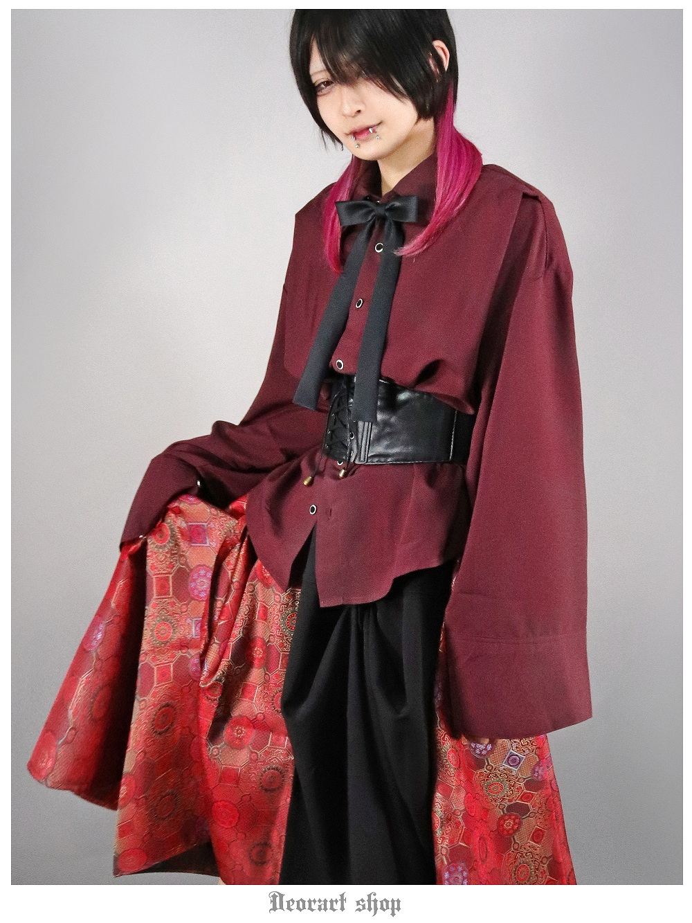 Deorart,ディオラート,地雷系,サブカル系,中華柄,チャイナ柄,チャイナファッション,スカート,和装,V系,ホスト,衣装,メンズ,レディス,ファッション