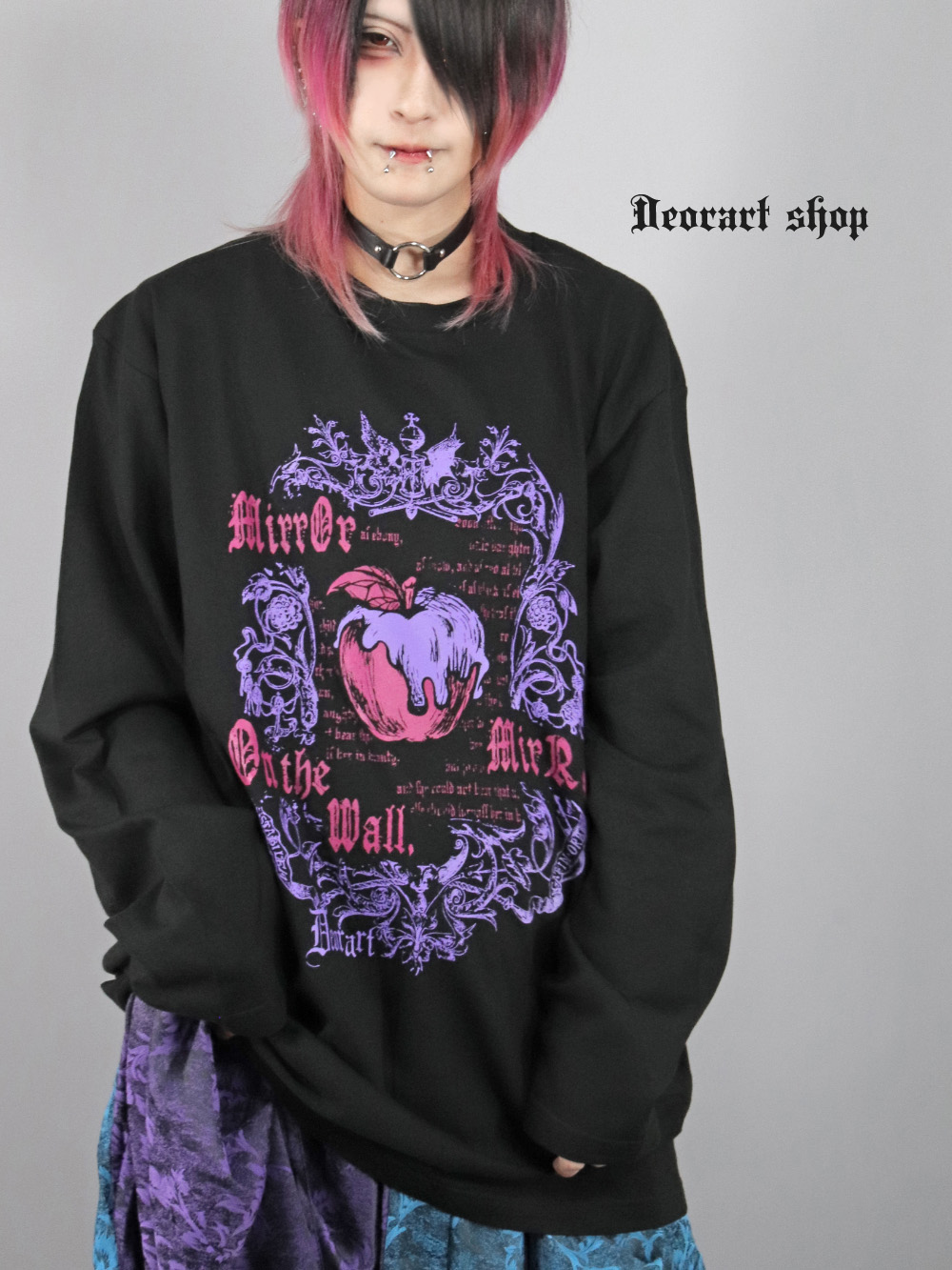 Deorart,ディオラート,Tシャツ,長袖,ロンT,ゴスパン,Y2K,V系,ヴィジュアル系,地雷系,パンクロック,emo,rock,fashion