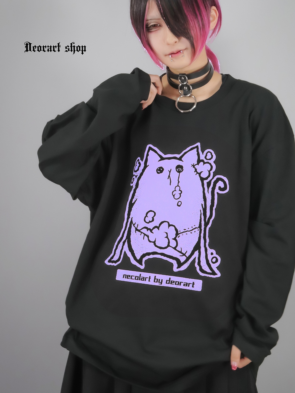 Deorart,ディオラート,Tシャツ,長袖,ロンT,ゴスパン,Y2K,V系,ヴィジュアル系,地雷系,パンクロック,emo,rock,fashion