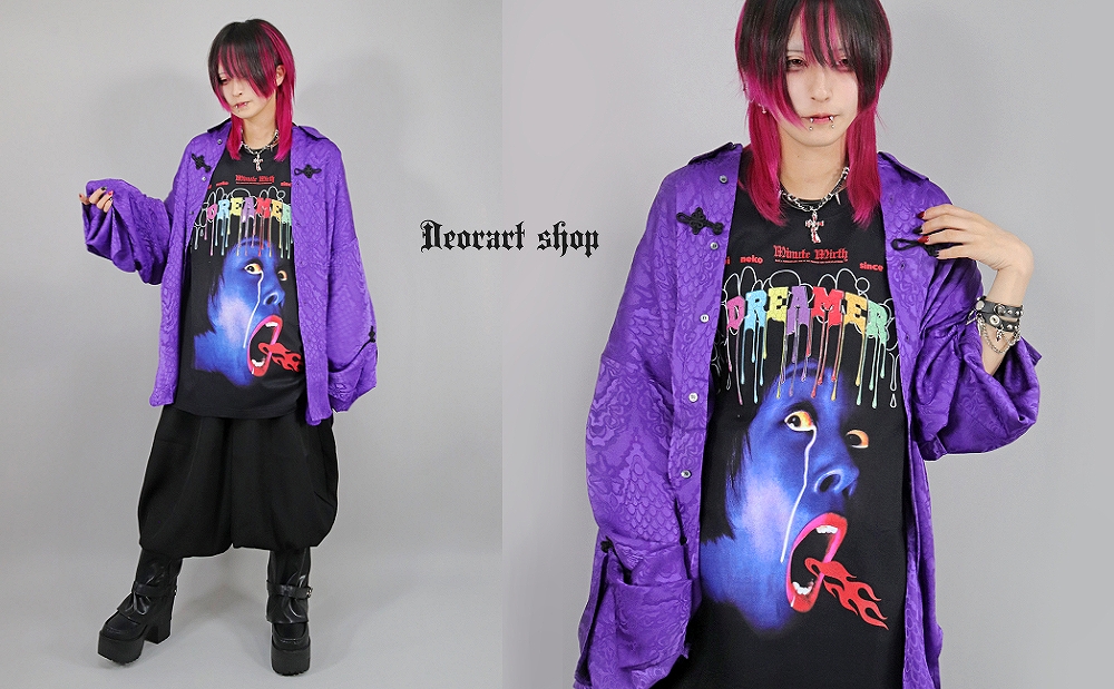 DDeorart,ディオラート,通販,レトロ,Y2K,ファッション,Tシャツ,オーバーサイズ,BIGサイズ,古着,ヴィンテージ,日本未発売,サイバーポップ,サイバーファッション,ゴス,ゴシック,レトロゲーム,ピコピコ,平成レトロ,メンズ,レディス,V系,emo,punk,rock,harajyuku,大きいサイズ,モード,服