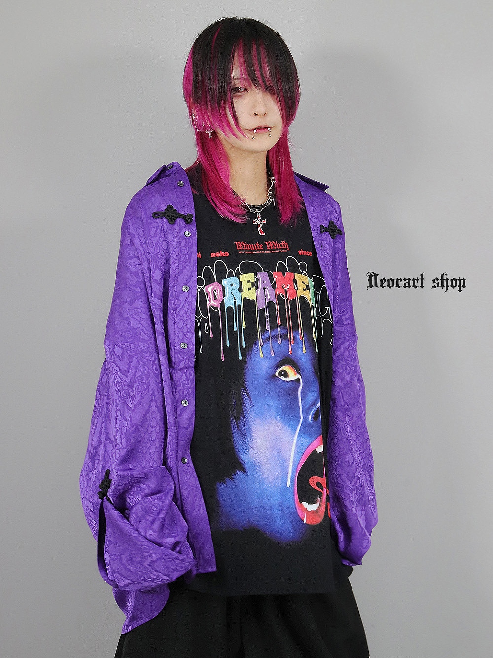Deorart,ディオラート,通販,レトロ,Y2K,ファッション,Tシャツ,オーバーサイズ,BIGサイズ,古着,ヴィンテージ,日本未発売,サイバーポップ,サイバーファッション,ゴス,ゴシック,レトロゲーム,ピコピコ,平成レトロ,メンズ,レディス,V系,emo,punk,cyber,japan,fashion,rock,harajyuku,大きいサイズ,モード,服