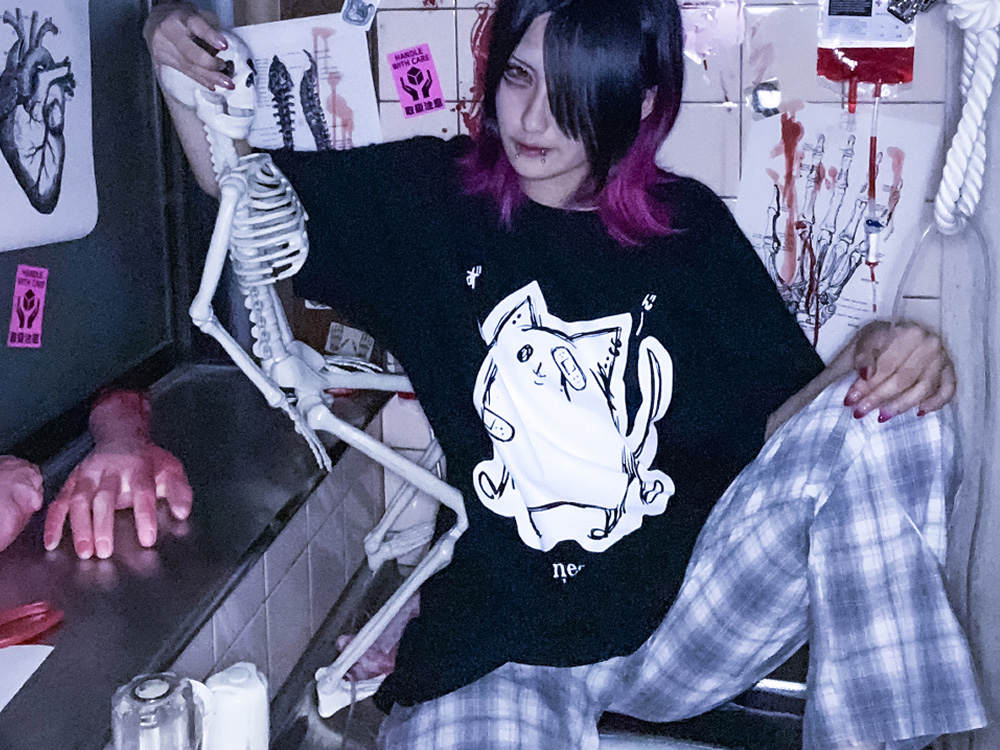 ディオラート,Deorart,ネコラ,猫柄Tシャツ,V系ファッション,ヴィジュアル系,バンド,コスプレ衣装,ダンス衣装,メンズファッション,レディスファッション,地雷系男子,地雷系女子