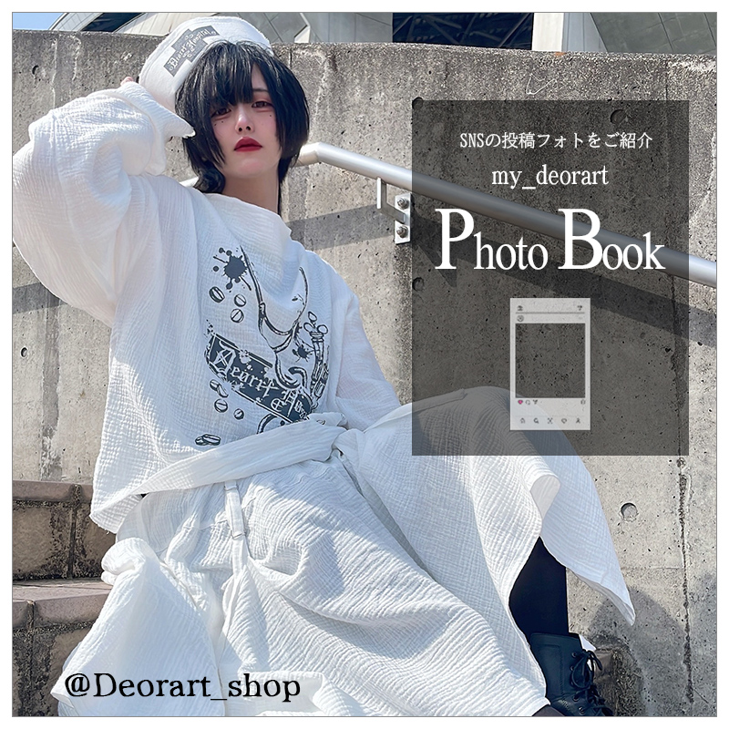 Deorart,ディオラート,投稿写真,モデル,写真,SNS,募集,メンコン,メン地下,ホスト,地雷系,男,V系,ヴィジュアル系,コーディネート,服,通販,ブランド,大人,カッコイイ,