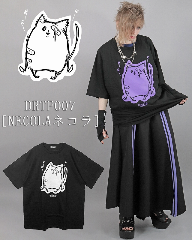 deorart,ディオラート,プリントTシャツ,Tシャツ,ねこ,猫,原宿系,地雷系,パンクロック,ヴィジュアル系,V系,ファッション,通販,オリジナルブランド,ショップ