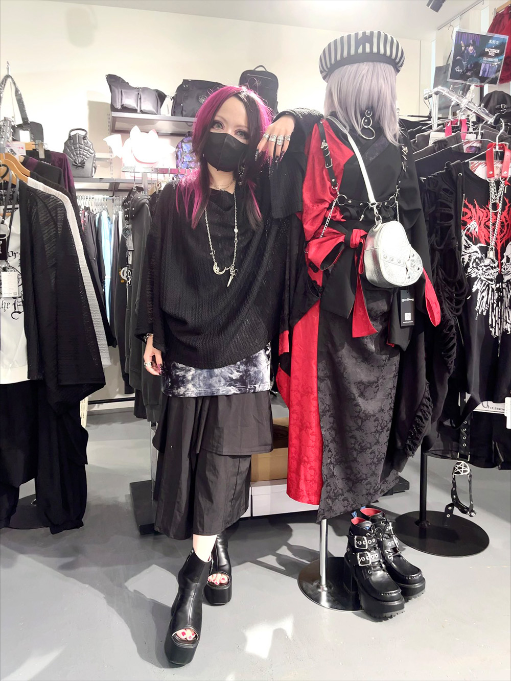 Deorart,ディオラート,モデル,ケラショップ,店舗,取扱店,スタッフコーデ,ペア,ファッション,メンズファッション,レディースファッション,ゴシック系ファッション,地雷系女子,地雷系男子