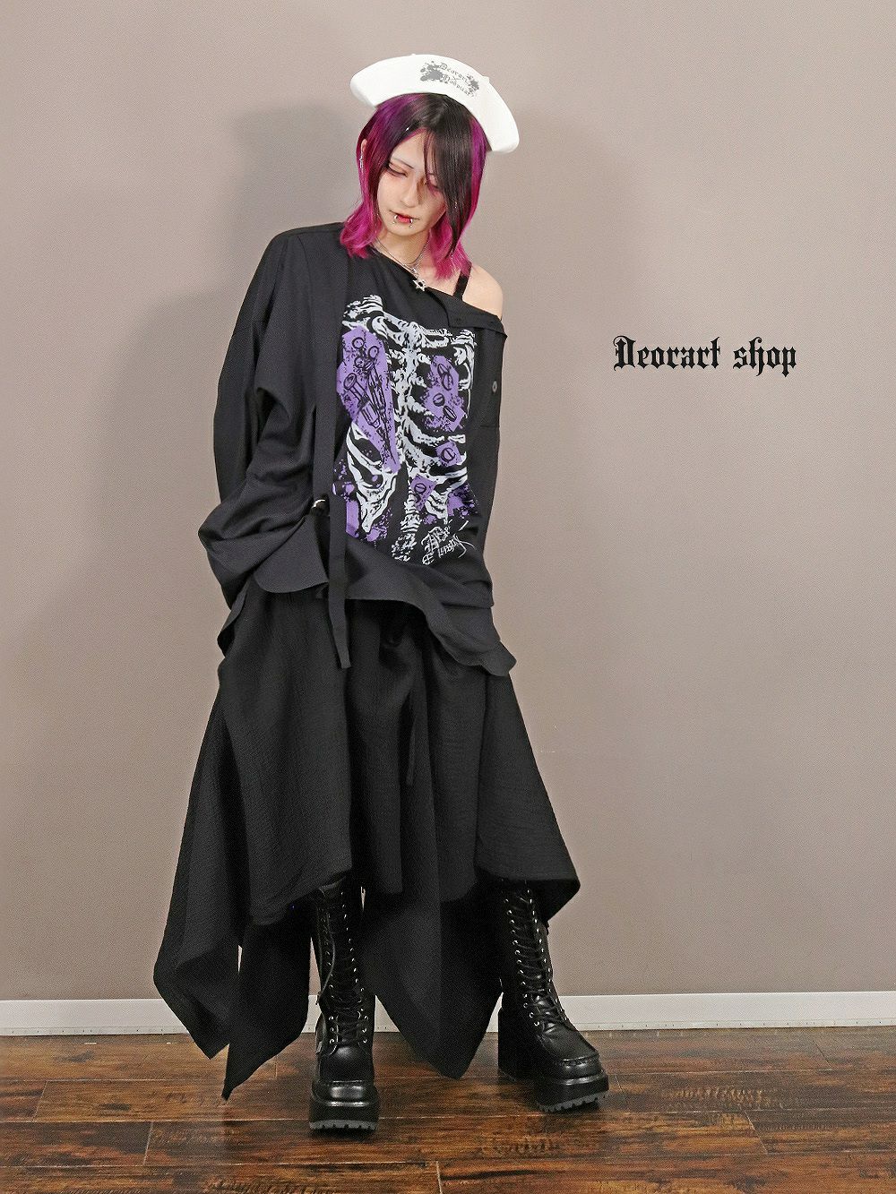 Deorart,厚底,靴,シューズ,ロングブーツ,衣装,コスプレ,編み上げ,ブーツ,お兄系,メンズ,レディス,ハード,ブーツイン,V系,ヴィジュアル系,ゴシック,ファッション,大きいサイズ,メンズ,レディス
