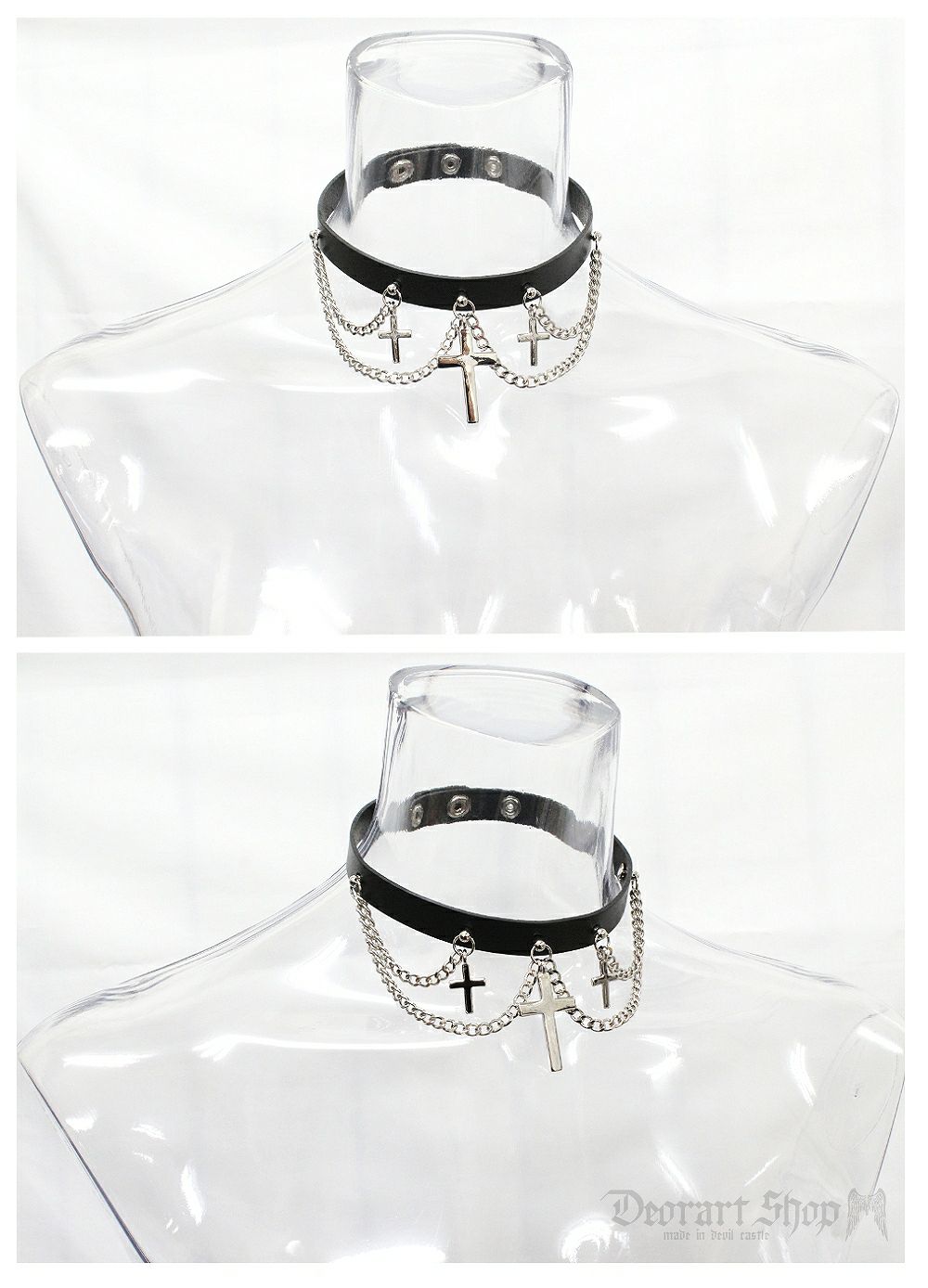 チョーカー,首輪,パンクロック,ゴシック,スタッズ,ゴシック,病み可愛い,メンヘラ ファッション,ライブ,衣装,ダンス,シドリング,Deorart,ディオラート