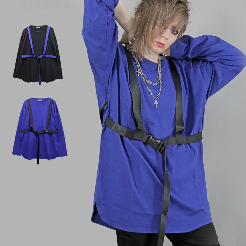 Deorart,ディオラート,コルセット,ベルト付き,拘束ベルト,ハーネス,ゴスパン,大きめ,ゴシック,変形Tシャツ,変型Tシャツ,V系,ヴィジュアル系,30代,40代,50代,カッコイイ,衣装,ダンス,メンズ,レディス