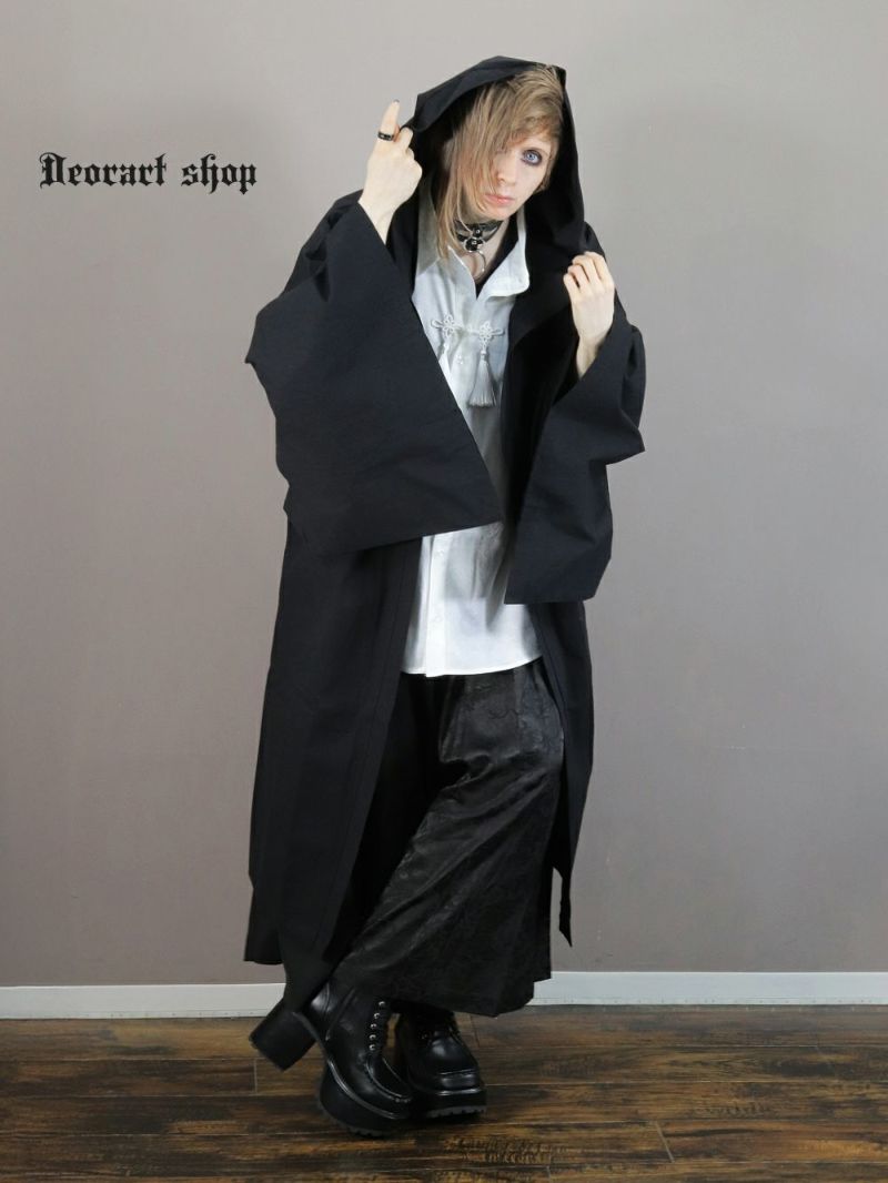 Deorart,ディオラート,着物袖,羽織り,パーカー,カーディガン,和ゴス,V系,ヴィジュアル系,30代,40代,50代,カッコイイ,衣装,ダンス,よさこい,和装,和柄,和風メンズ,レディス,普段使い