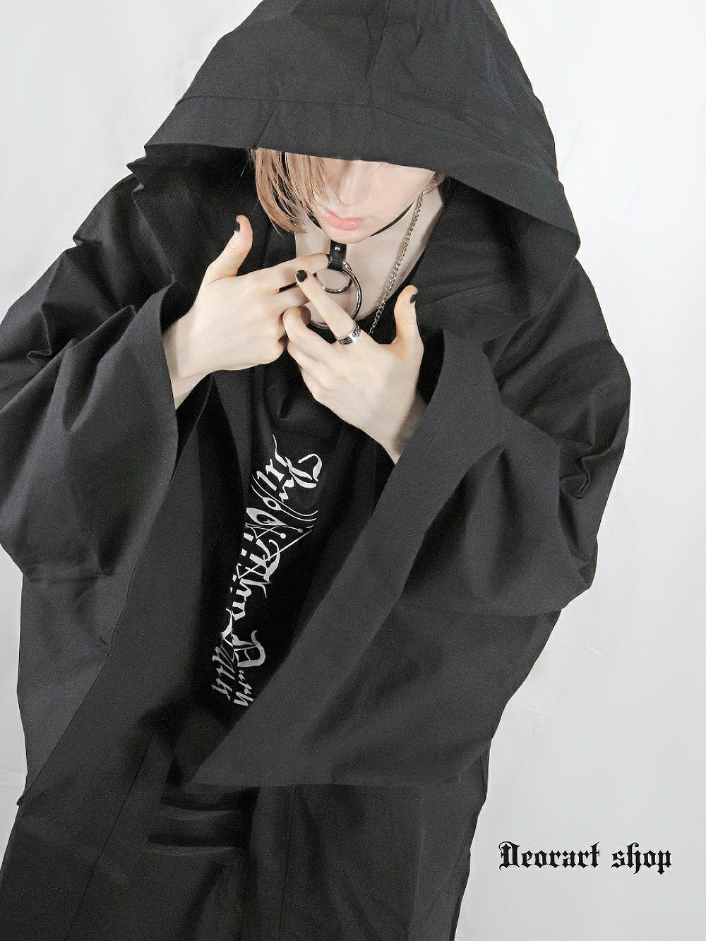 Deorart,ディオラート,着物袖,羽織り,パーカー,カーディガン,和ゴス,V系,ヴィジュアル系,3
