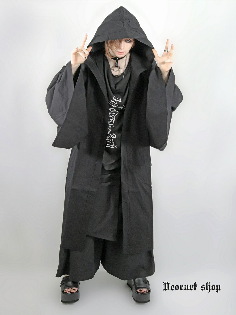 Deorart,ディオラート,着物袖,羽織り,パーカー,カーディガン,和ゴス,V系,ヴィジュアル系,3