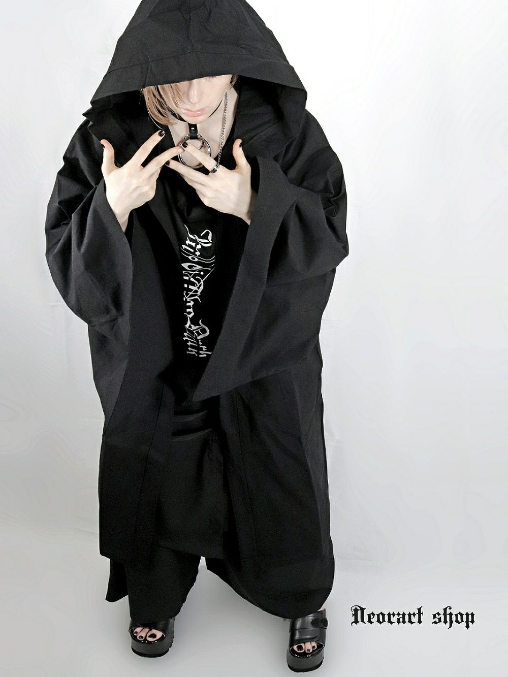 Deorart,ディオラート,着物袖,羽織り,パーカー,カーディガン,和ゴス,V系,ヴィジュアル系,3