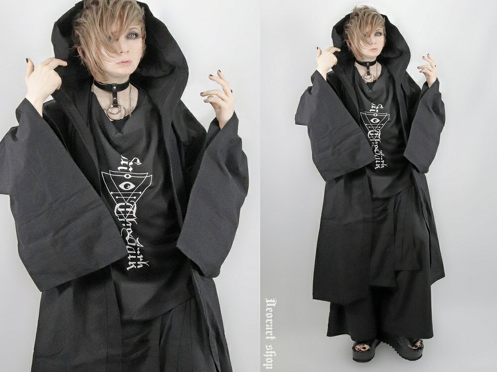 Deorart,ディオラート,着物袖,羽織り,パーカー,カーディガン,和ゴス,V系,ヴィジュアル系,3