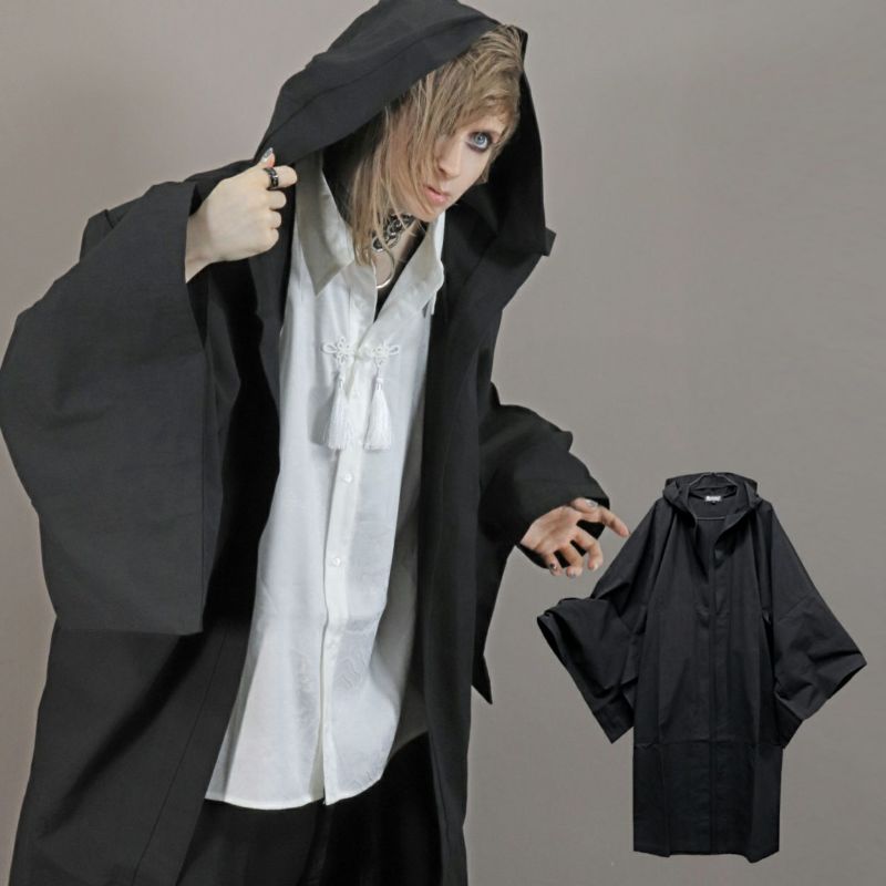 Deorart,ディオラート,着物袖,羽織り,パーカー,カーディガン,和ゴス,V系,ヴィジュアル系,30代,40代,50代,カッコイイ,衣装,ダンス,よさこい,和装,和柄,和風メンズ,レディス,普段使い