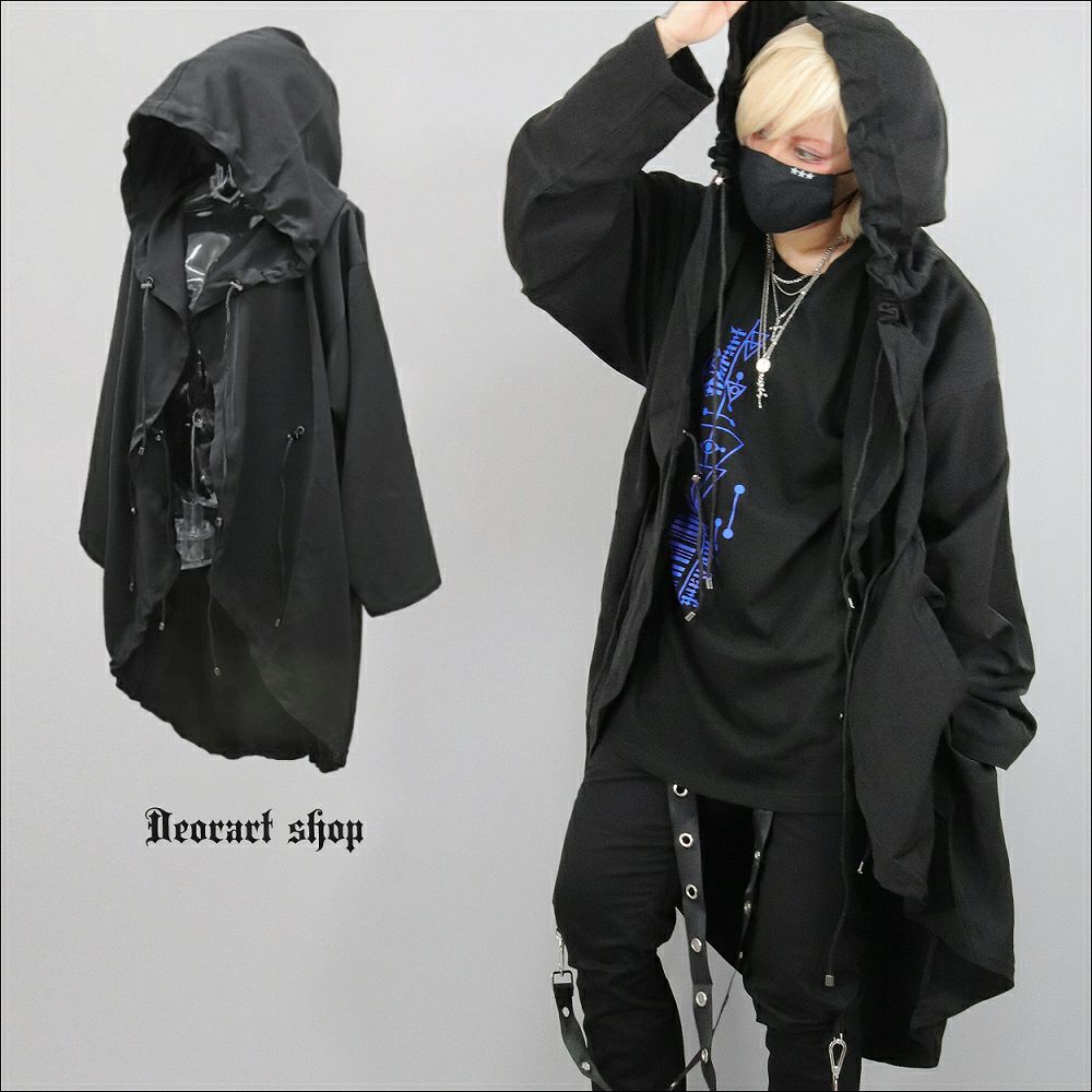 Deorart,ディオラート,スプリングコート,ロングジャケット,変形,変型,モッズコート,パンクロック,モード,ゴシック,ダンス衣装,ライブ,サブカル,服,ファッション,カッコイイ,メンズ,レディス