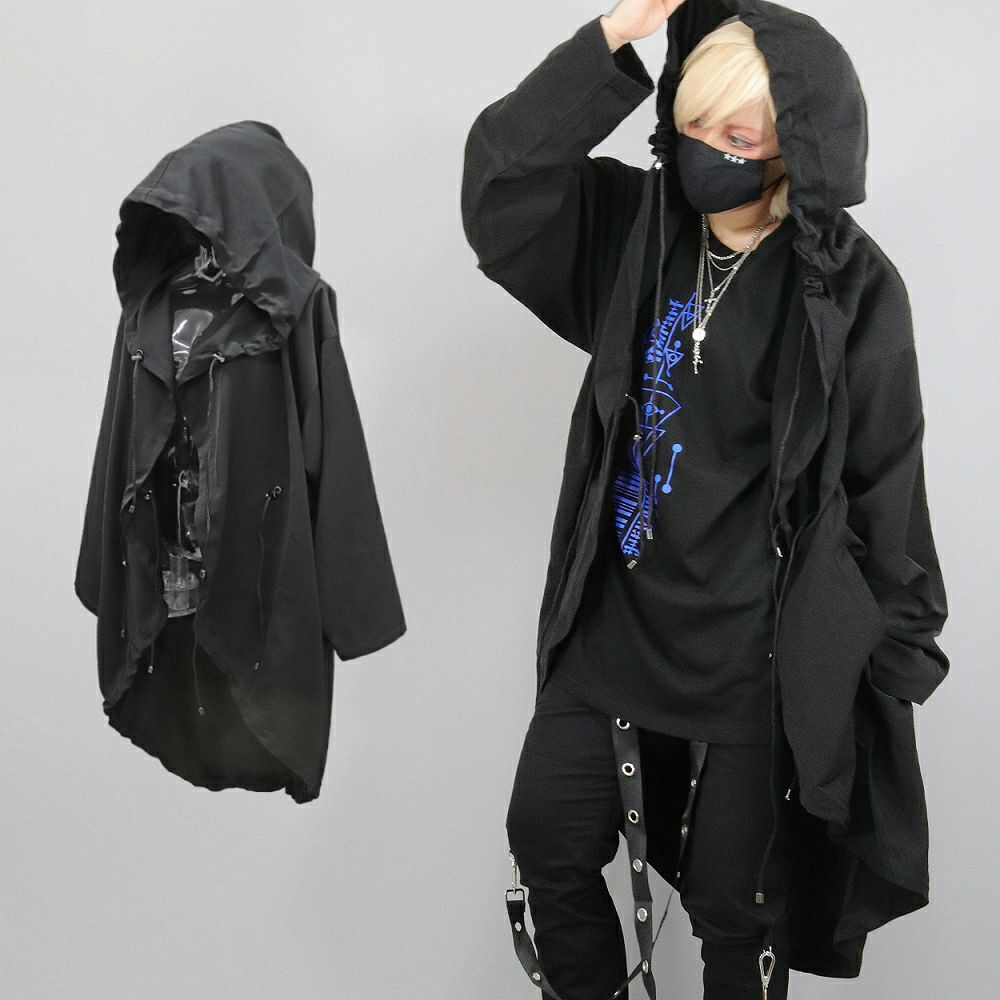 Deorart,ディオラート,スプリングコート,ロングジャケット,変形,変型,モッズコート,パンクロック,モード,ゴシック,ダンス衣装,ライブ,サブカル,服,ファッション,カッコイイ,メンズ,レディス