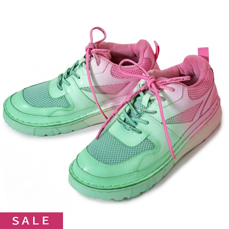 Deorart,ディオラート,スニーカー,パステル,グラデーション,レディース,サンダル,ピンク,グリーン,イエロー,パープル