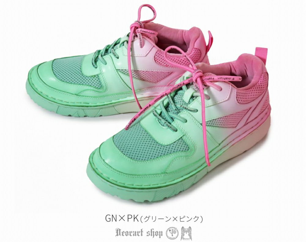 Deorart,ディオラート,スニーカー,パステル,グラデーション,レディース,サンダル,ピンク,グリーン,イエロー,パープル