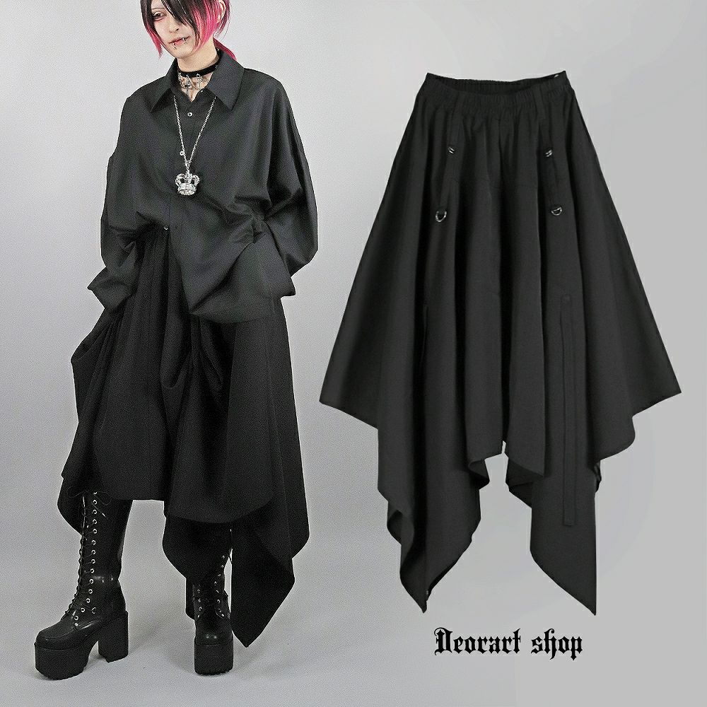Deorart,ディオラート,変型スカート,アシメスカート,パニエ,メンズスカート,ゴシック,ヴィジュアル系,30代,40代,50代,カッコイイ,衣装,ダンス,メンズ,レディス