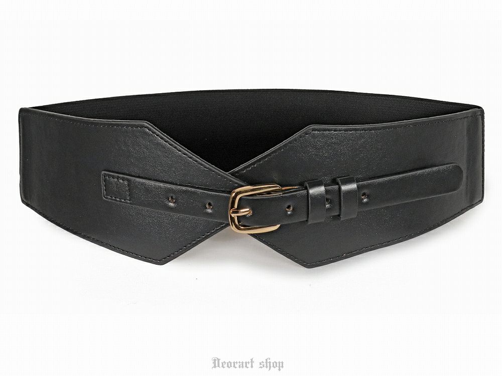 Deorart,ウエストマーク,ベルト,バックルベルト,コルセット風ベルト,かっこいい,太ベルト,ユニセックス,レディース,メンズ,和装コーデ,