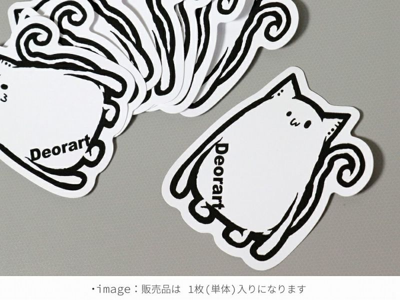 Deorart,ステッカー,NECOLA,オリジナルグッズ,ネコ,かわいい,スマホアクセサリー,グッズ,キャラクター