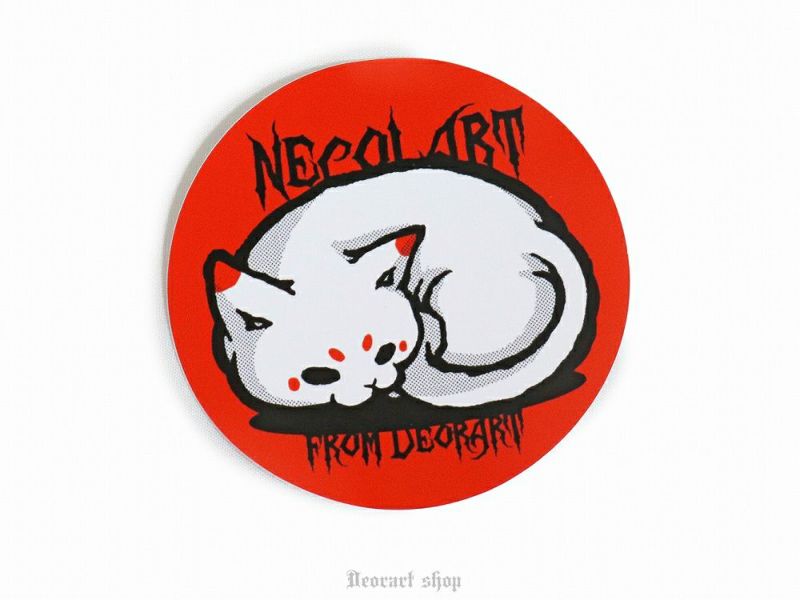 Deorart,ステッカー,NECOLA,オリジナルグッズ,ネコ,かわいい,スマホアクセサリー,グッズ,キャラクター