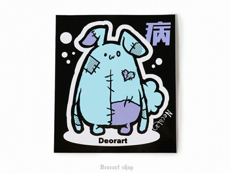 Deorart,ステッカー,NECOLA,オリジナルグッズ,ウサギ,かわいい,スマホアクセサリー,グッズ,キャラクター