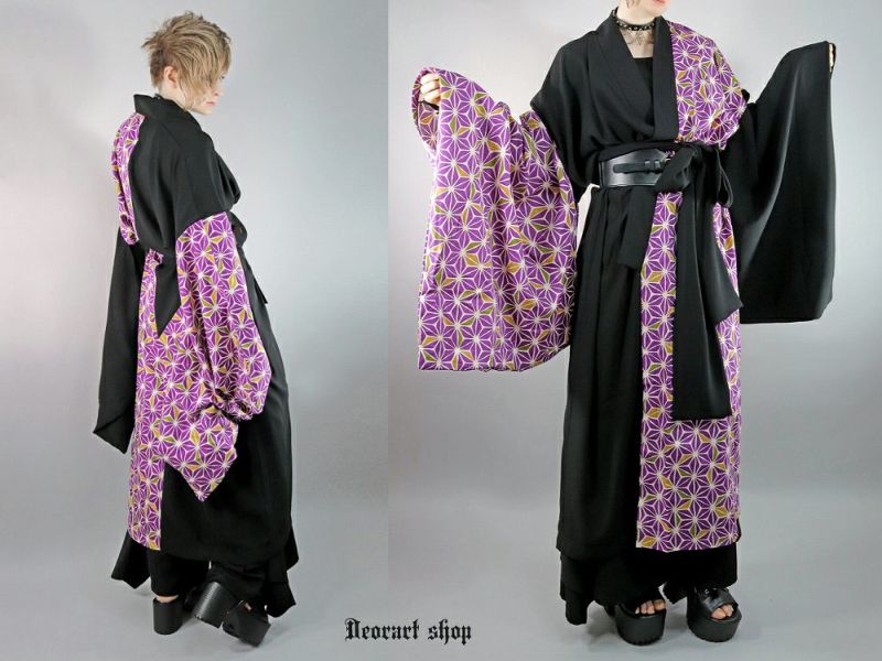 DRT2770A [ YUKATA ] Gothic＆Modern 振袖 浴衣 [モダン・麻の葉]