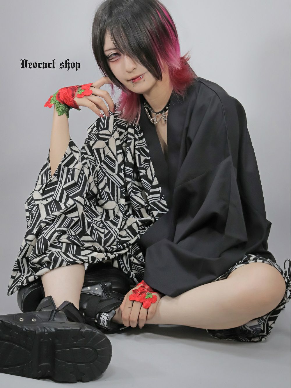 Deorart,ディオラート,原宿,地雷系,ジラサブ,セットアップ,和装,浴衣,甚平,カッコイイ,ハイブランド,V系,バンギャ,30代,40代,ホスト,衣装,メンズ,レディス