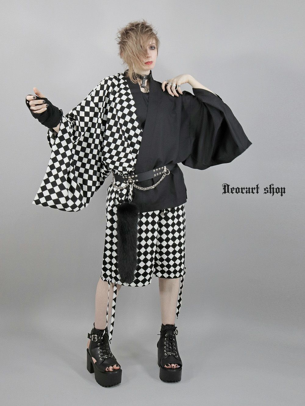 Deorart,ディオラート,原宿,地雷系,ジラサブ,セットアップ,和装,浴衣,甚平, カッコイイ,ハイブランド,V系,バンギャ,30代,40代,ホスト,衣装,メンズ,レディス