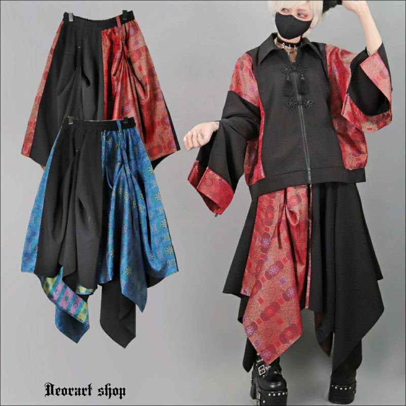 Deorart,ディオラート,地雷系,サブカル系,中華柄,チャイナ柄,チャイナファッション,スカート,和装,V系,ホスト,衣装,メンズ,レディス,ファッション