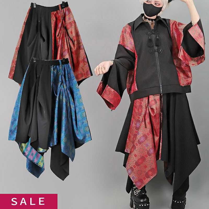 Deorart,ディオラート,地雷系,サブカル系,中華柄,チャイナ柄,チャイナファッション,スカート,和装,V系,ホスト,衣装,メンズ,レディス,ファッション