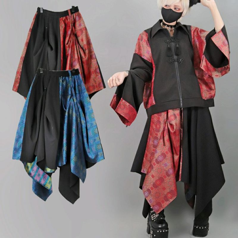 Deorart,ディオラート,地雷系,サブカル系,中華柄,チャイナ柄,チャイナファッション,スカート,和装,V系,ホスト,衣装,メンズ,レディス,ファッション