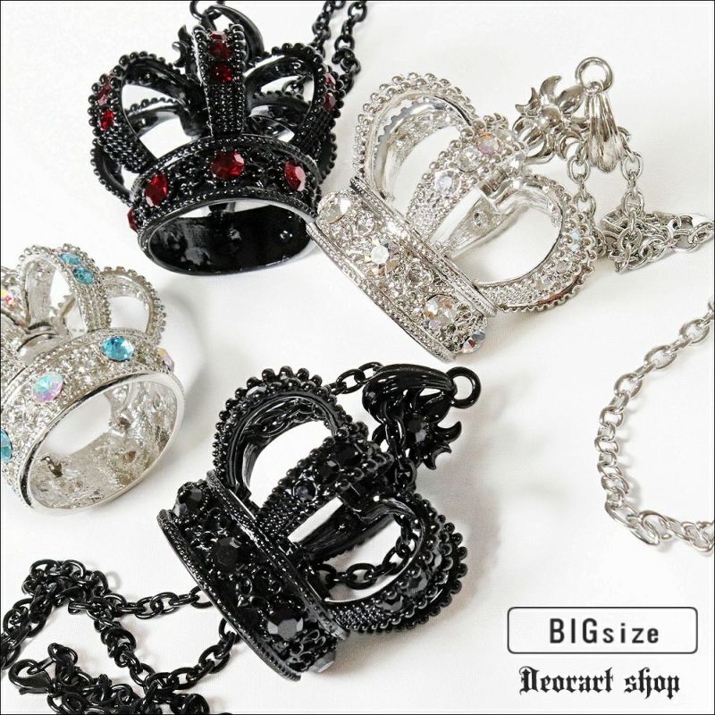 Deorart,ディオラート,王冠,クラウン,オーブ,大きい,ビッグ,ネックレス,大きい