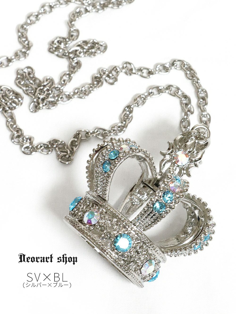 Deorart,ディオラート,王冠,クラウン,オーブ,大きい,ビッグ,ネックレス,大きい