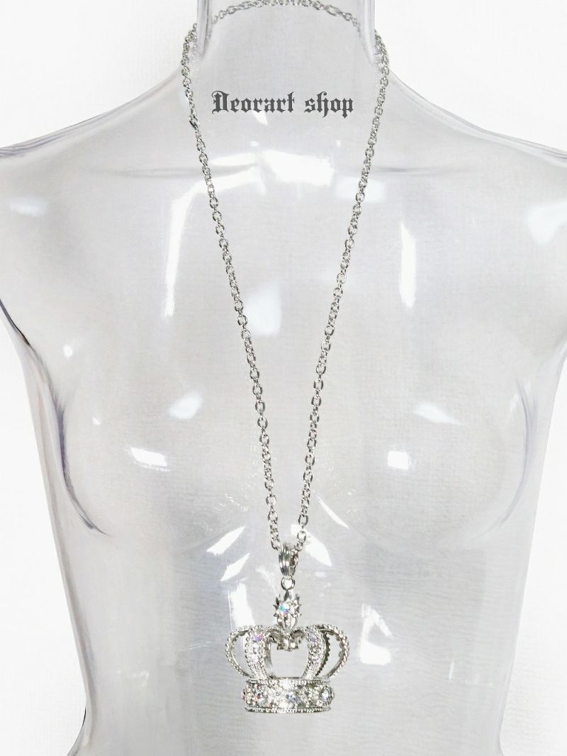 Deorart,ディオラート,王冠,クラウン,オーブ,大きい,ビッグ,ネックレス,大きい