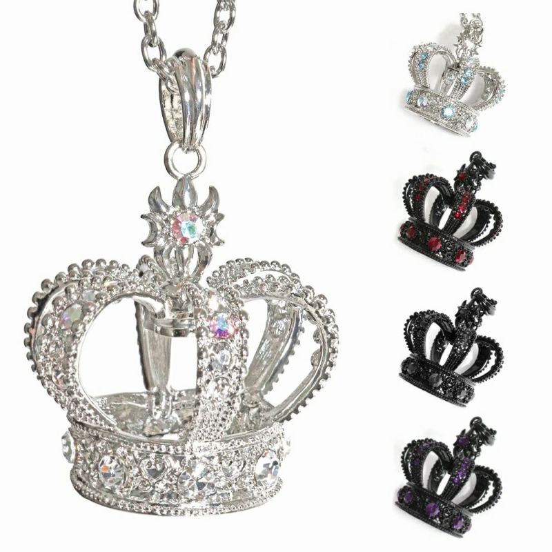 Deorart,ディオラート,王冠,クラウン,オーブ,大きい,ビッグ,ネックレス,大きい