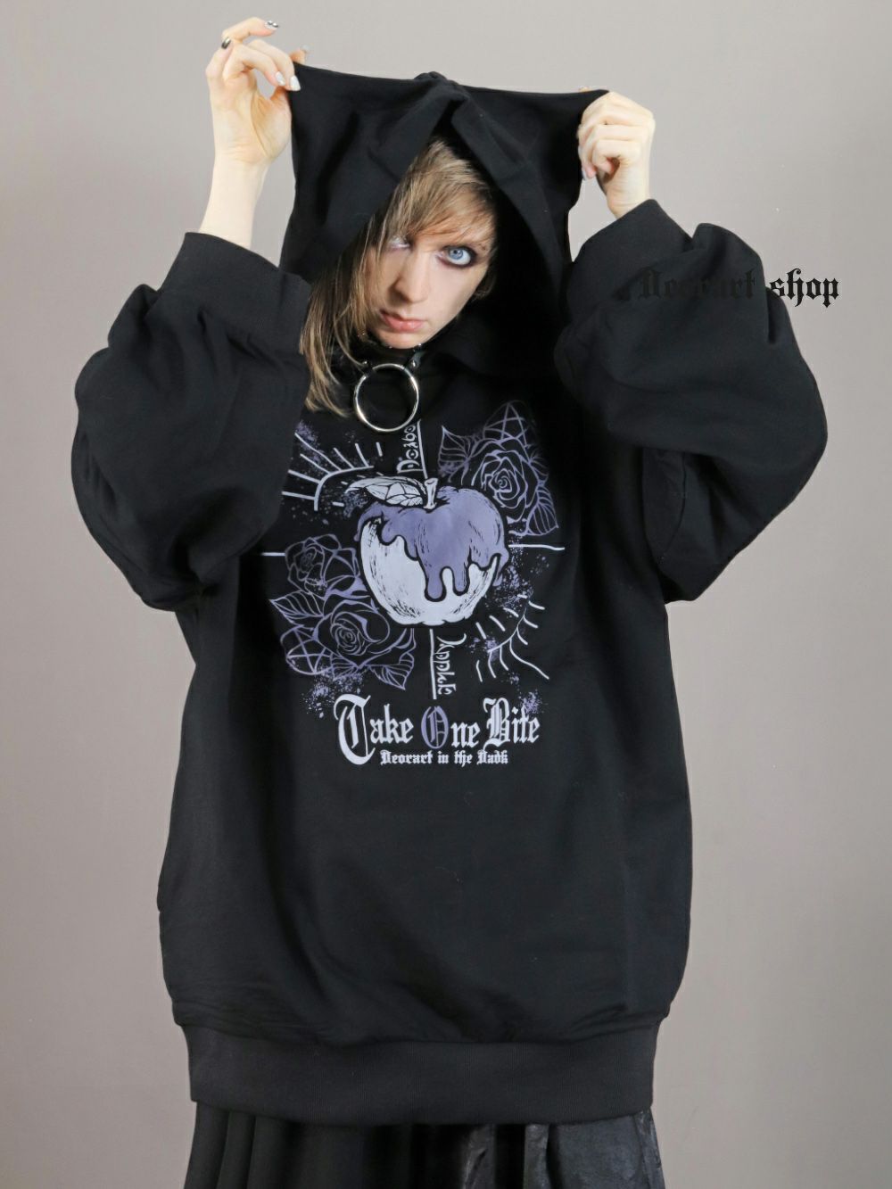 Deorart,ディオラート,地雷系,猫耳パーカー,ネコミミパーカー,ケモ耳,フード,V系,emo,punk,rock,原宿 ,ゴシック,モード,メンズ,レディス,ブランド,衣装,通販