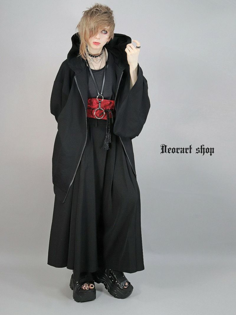 Deorart,ディオラート,地雷系,猫耳パーカー,ネコミミパーカー,和装,着物袖,振袖,サブカル,フード,V系,emo,punk,rock,原宿 ,ゴシック,モード,メンズ,レディス,ブランド,衣装,通販