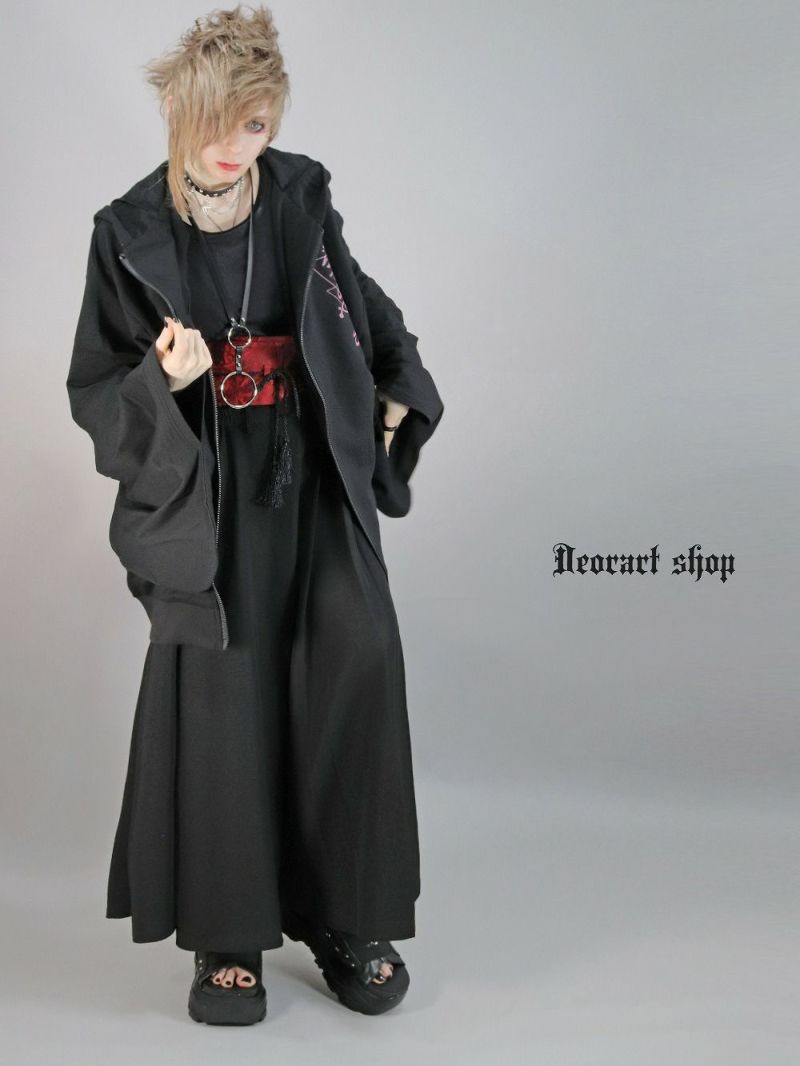 Deorart,ディオラート,地雷系,猫耳パーカー,ネコミミパーカー,和装,着物袖,振袖,サブカル,フード,V系,emo,punk,rock,原宿 ,ゴシック,モード,メンズ,レディス,ブランド,衣装,通販