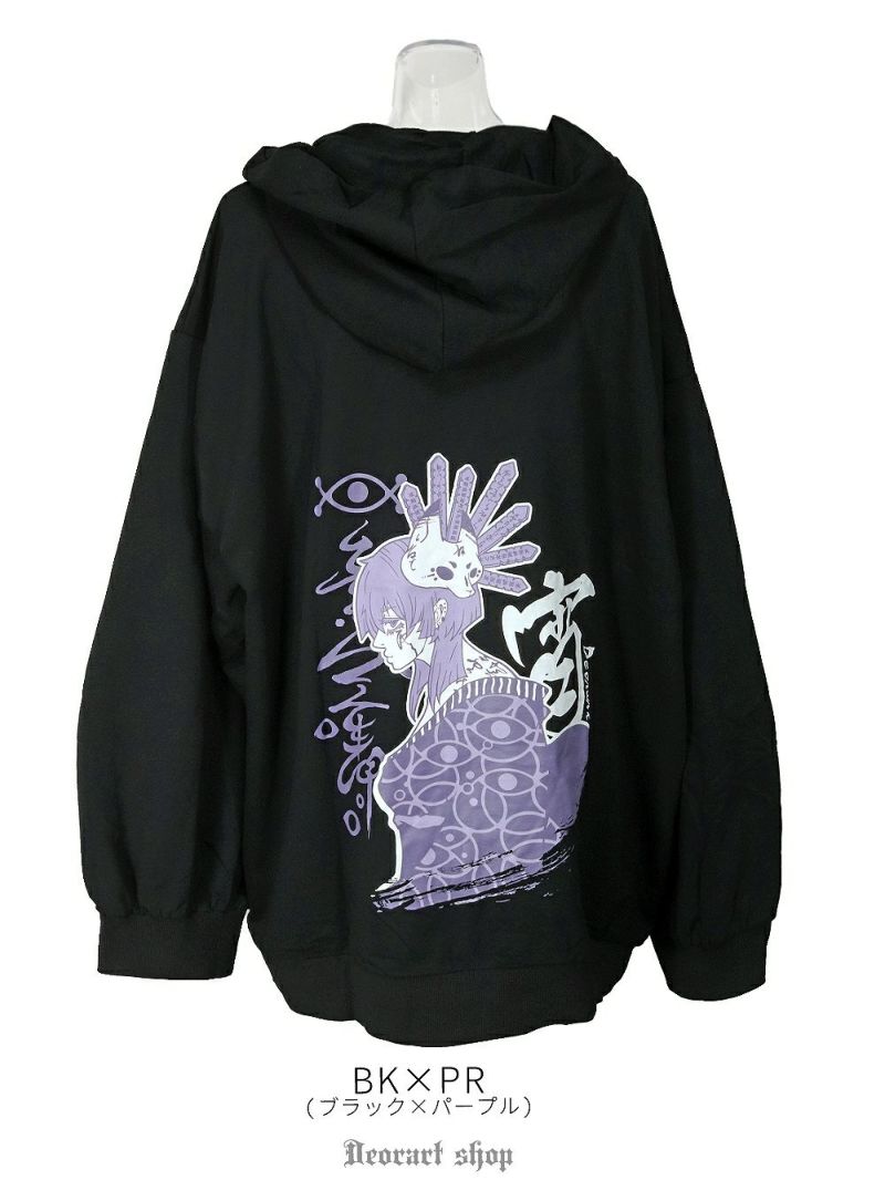 Deorart,ディオラート,地雷系,和風,狐,女の子柄,ホラー,サブカル,プリント,パーカー,カッコイイ,V系,emo,punk,rock,原宿 ,ゴシック,モード,メンズ,レディス,ブランド,衣装,通販