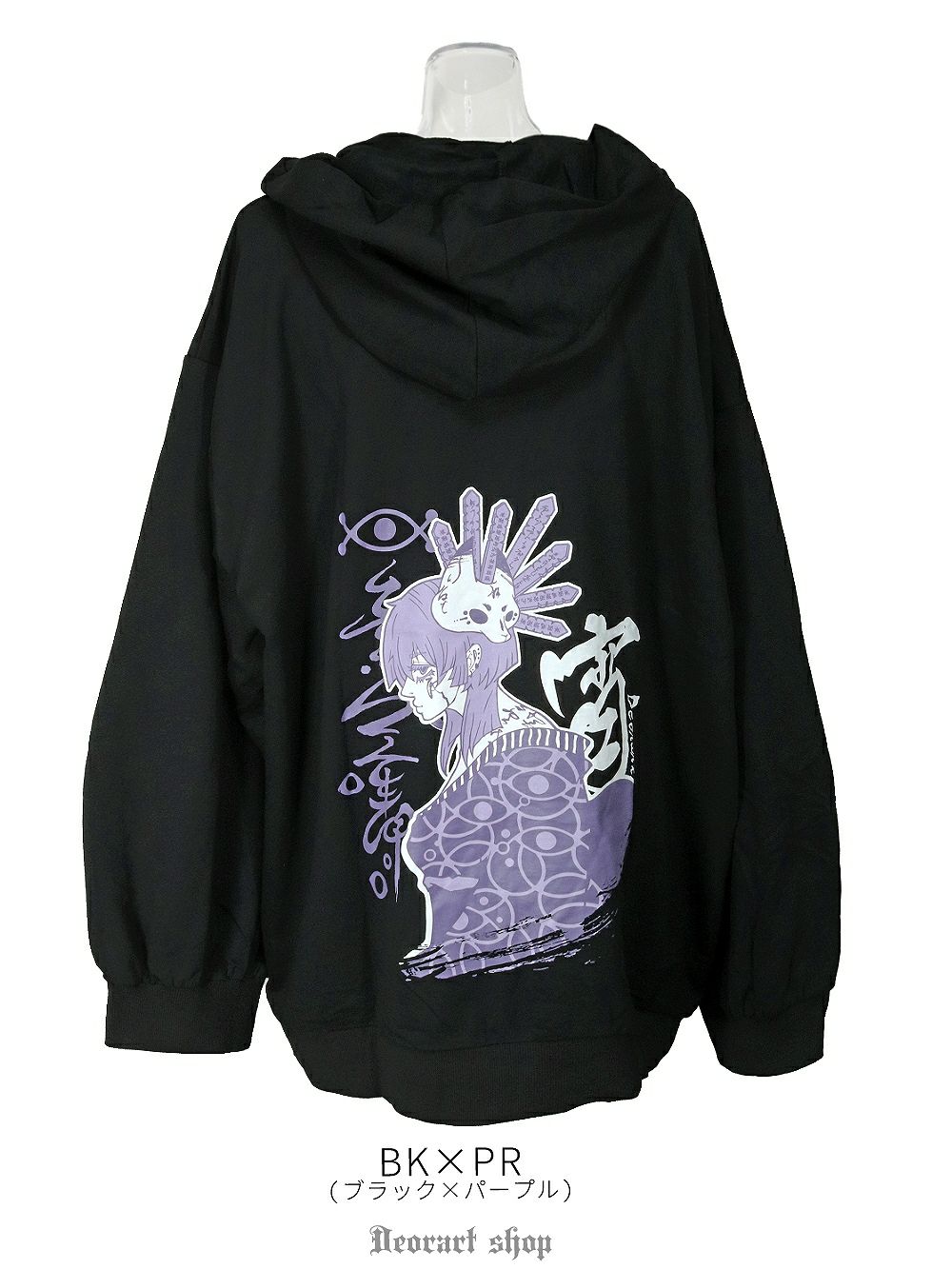 Deorart,ディオラート,地雷系,和風,狐,女の子柄,ホラー,サブカル,プリント,パーカー,カッコイイ,V系,emo,punk,rock,原宿 ,ゴシック,モード,メンズ,レディス,ブランド,衣装,通販