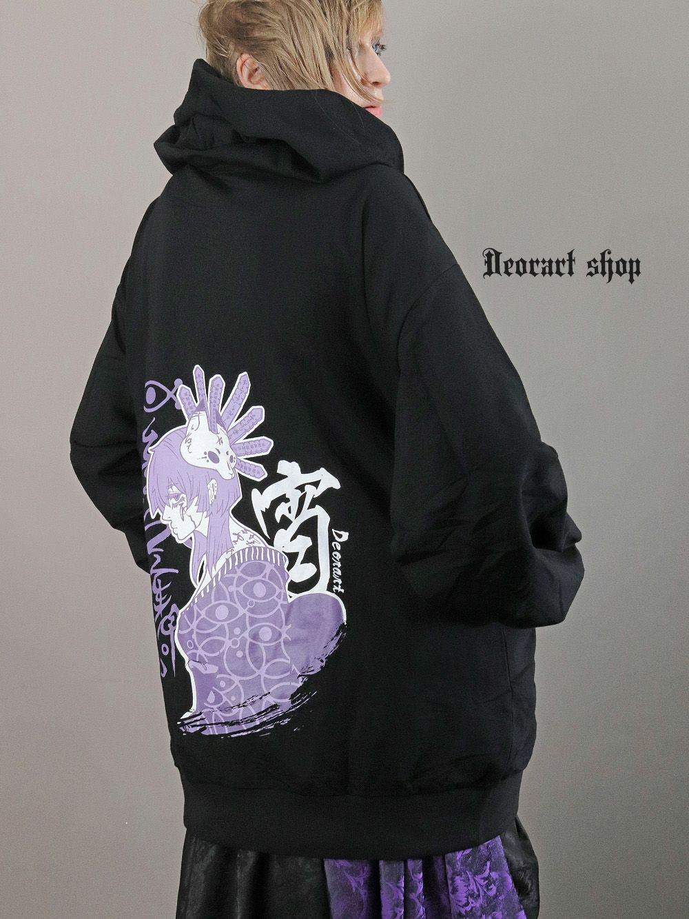 Deorart,ディオラート,地雷系,和風,女の子柄,ホラー,サブカル,プリント,パーカー,カッコイイ,V系,emo,punk,rock,原宿 ,ゴシック,モード,メンズ,レディス,ブランド,衣装,通販