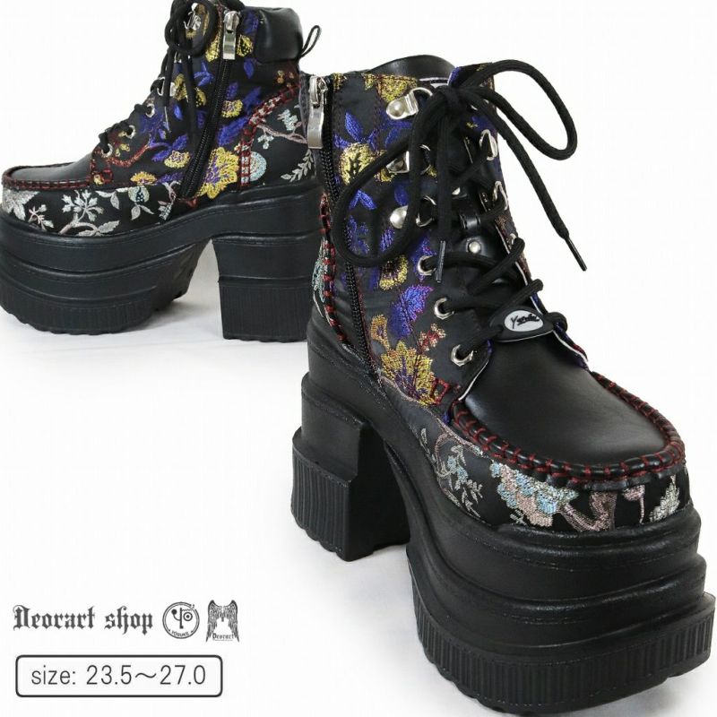 Deorart,ディオラート,厚底,厚底ブーツ,バンド,V系,サブカル,和風シューズ,和装,和柄,ホスト,大きいサイズ,レディース,メンズ,ユニセックス,ブーツ
