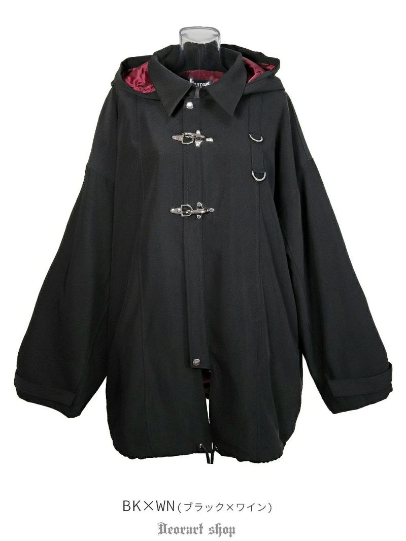 DRT2812 【Goth mods coat】 ファイヤーマンバックル・ゴシック