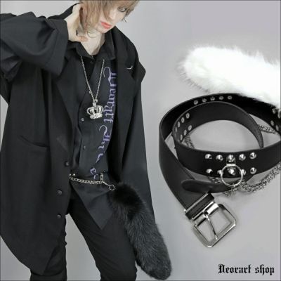 ギャル チェーンベルト スタッズとチェーン装飾のブラックベルト 000000002657-01-m.jpg?t=