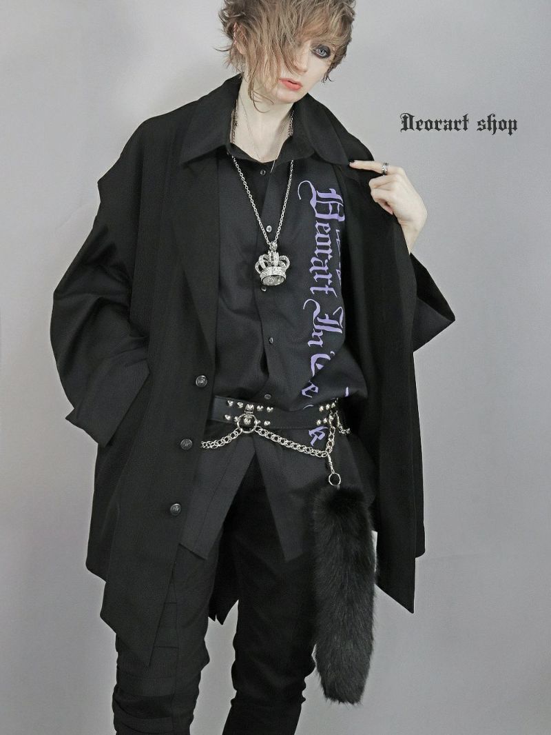 DRT2813 【GOTH MODE】オーバーサイズ ゴシック ・ジレ ベスト