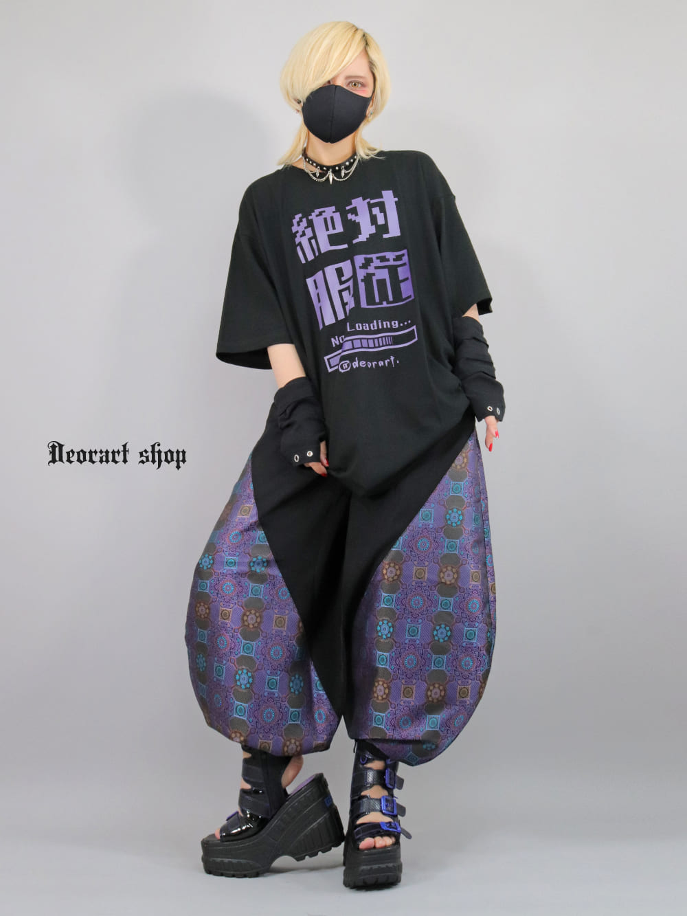 Deorart,ディオラート,V系,地雷系,中華柄,チャイニーズマフィア,中華マフィア,パンツ,バルーンパンツ,ボンタン,コーデ,ホスト,コンカフェ,ライブ,ファッション,ダンス衣装,メンズ,レディス,男装